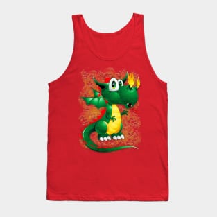 Baby Dragon Cute Cartoon Tank Top